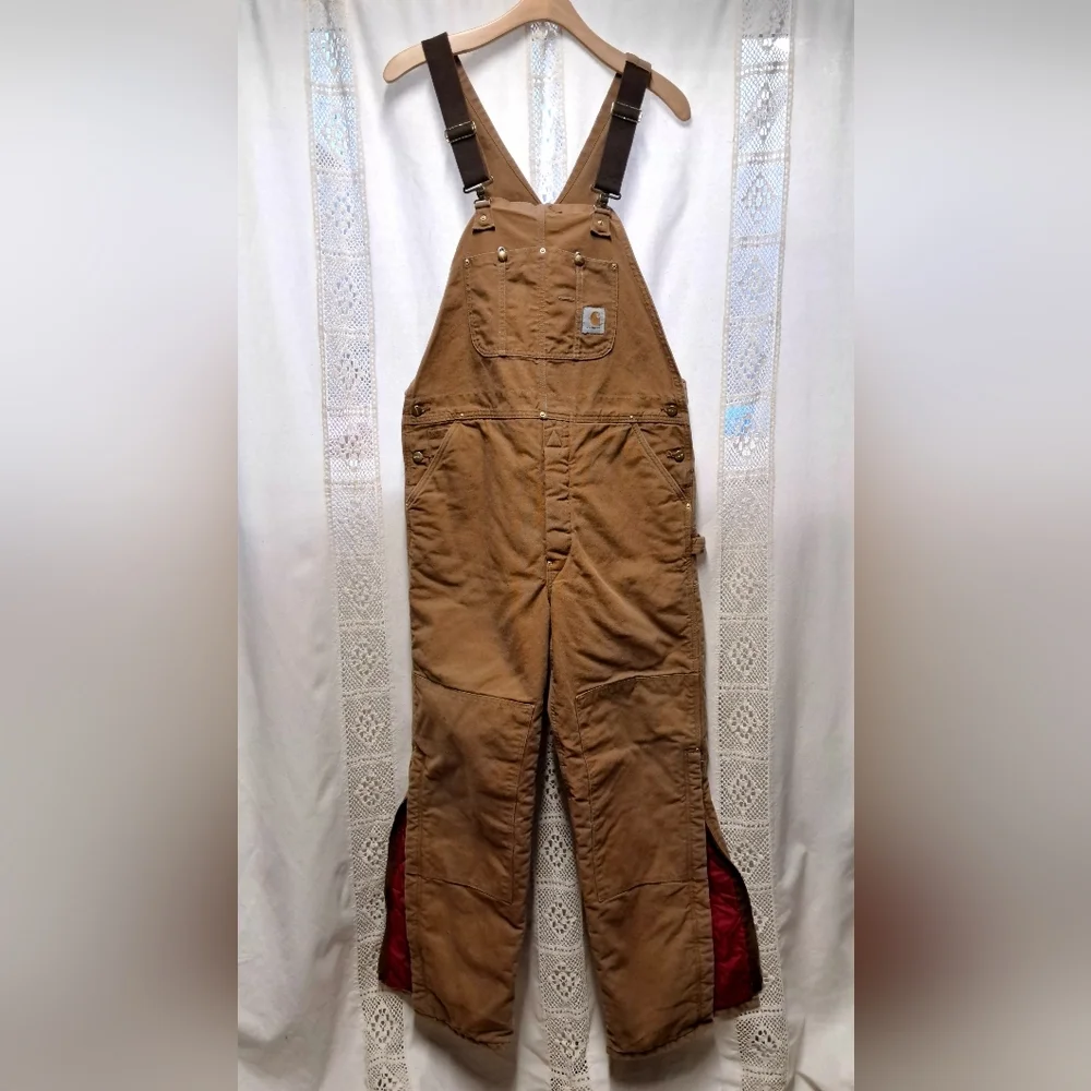 Carhartt Tan Work Coveralls - Picture 1 of 9